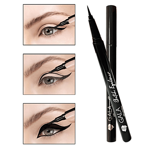 Buy GALA OF LONDON Sketch Eyeliner Black, Smudgeproof, Long Lasting, Waterproof Online at Best