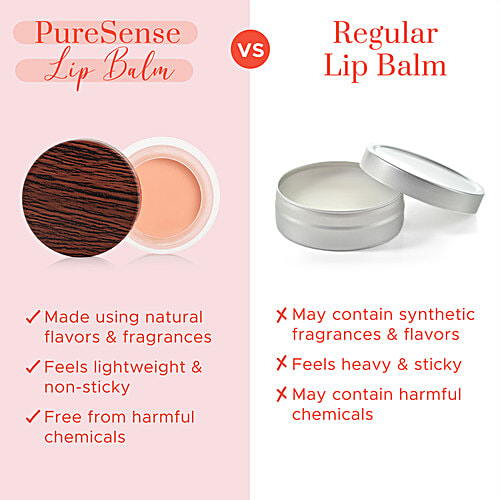 Buy PureSense Grapefruit UV Protection Lip Balm For Dry, Chapped Lips