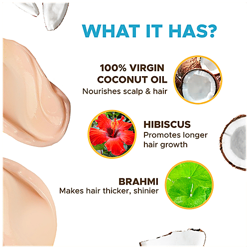 Coco Soul Hair & Scalp Conditioner - With Virgin Coconut Oil, For Frizz Free, Strong & Silky Hair, 200 ml  