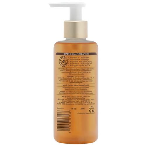 Coco Soul Hair & Scalp Cleanser/Shampoo - With Virgin Coconut Oil, Bhringraj & Methi, 200 ml  