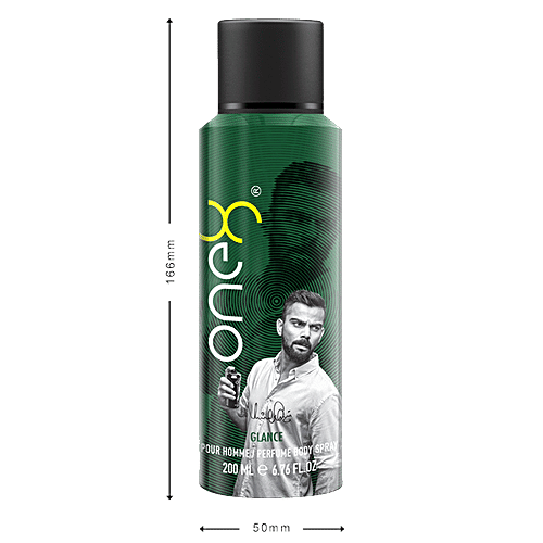 One8 By Virat Kohli Perfume Body Spray - Glance, Long-Lasting Fragrance, Deodorant For Men, 200 ml  
