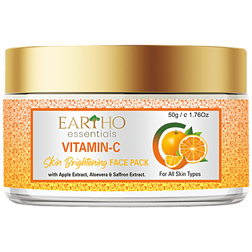 Buy Eartho Essentials Vitamin C Skin Brightening Face Pack With Apple