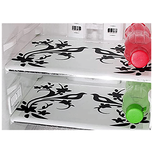 Buy Kuber Industries Birds Design PVC Refrigerator/Fridge Mat Set