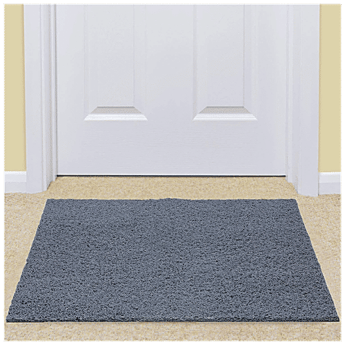 Kuber Industries Rubber Door Mat - Anti-Slip, For Outdoor, Entrance, 40x60 cm, Grey, 1 pc  