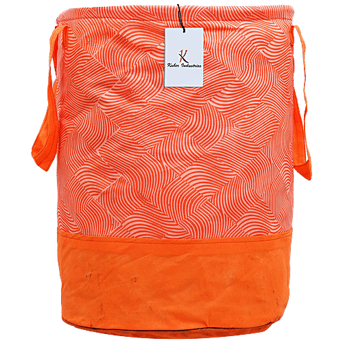 Buy Kuber Industries Laheriya Printed Canvas Laundry Bag CTKTC034629