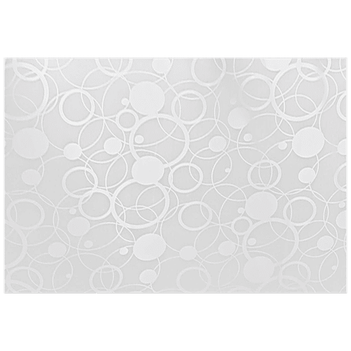 Kuber Industries Diamond Design PVC Refrigerator/Fridge Drawer Mats - Easy To Clean, Durable, 48x33 Cm, White, 6 pcs  