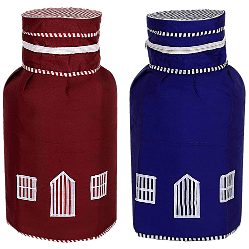 Buy Kuber Industries Cotton LPG Gas Cylinder Cover CTKTC040756, Easy