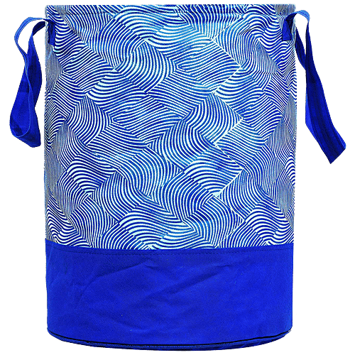 Buy Kuber Industries Laheriya Printed Canvas Laundry Bag CTKTC034624