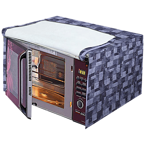 Buy Kuber Industries 3D Checkered Design PVC Microwave Oven Cover