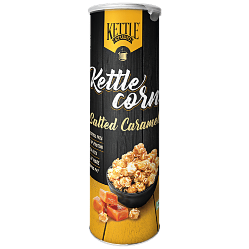 Buy Kettle Studio Popcorn Salted Caramel, Cholesterol Free, Rich In