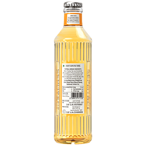 Sepoy & Co. Tropical Lemonade With Natural Fruit - Balanced Botanical Mixer, Low Calories, 200 ml  