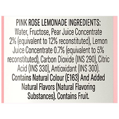 Buy Sepoy & Co. Pink Rose Lemonade With Lemon Juice Balanced