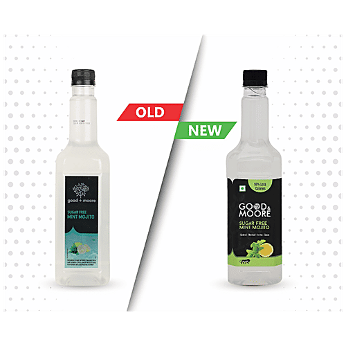 Buy GOOD & MOORE Mint Mojito Flavoured Syrup Sugar Free, Low Calories, Great For Frozen