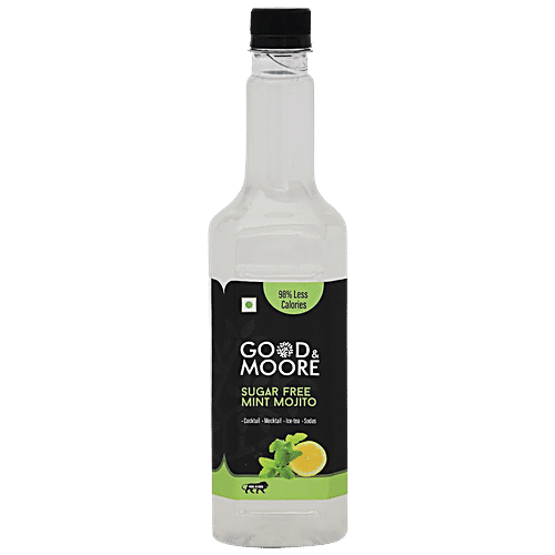 Buy GOOD & MOORE Mint Mojito Flavoured Syrup Sugar Free, Low Calories, Great For Frozen