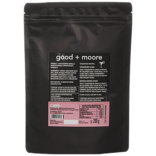 Good & Moore Vanilla Delight Mix - For Frappe, Milkshake, Cold Coffees, 370 g