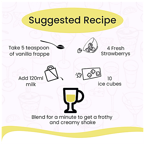 Good & Moore Vanilla Delight Mix - For Frappe, Milkshake, Cold Coffees, 370 g