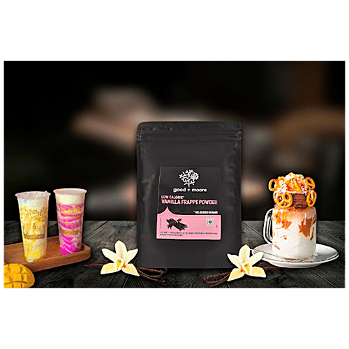 Good & Moore Vanilla Delight Mix - For Frappe, Milkshake, Cold Coffees, 370 g