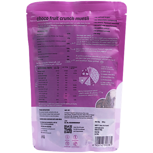 The Whole Truth Choco Fruit Crunch Muesli, 350 g