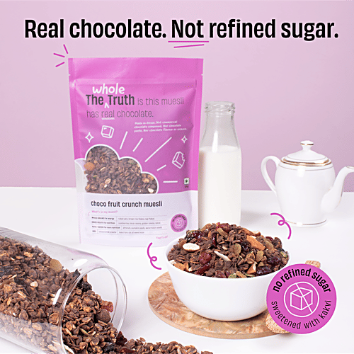 Buy The Whole Truth Choco Fruit Crunch Breakfast Muesli Provides