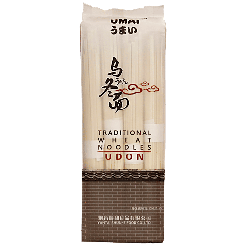 UMAI Wheat Noodles Udon - Thick, Used For Asian Cuisine, 300 g