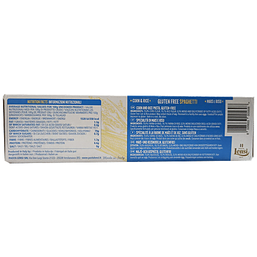 Buy LENSI Gluten Free Pasta Spaghetti Made With Corn & Rice, Easily