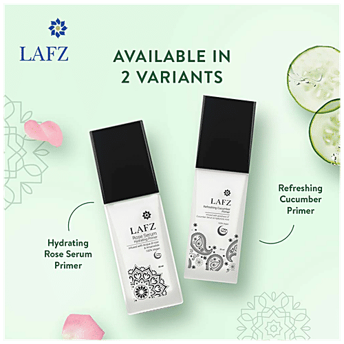LAFZ Refreshing Cucumber Primer - Smoothens, Hydrates & Refreshes Skin, Non-sticky, For Premium Matte Finish, 30 ml  