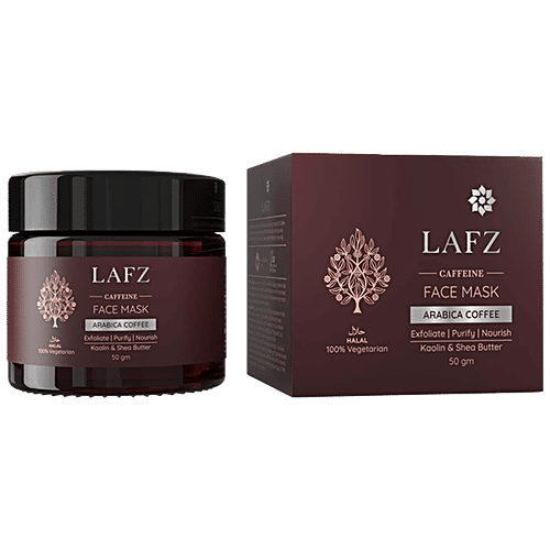 Buy LAFZ Caffeine Face Mask Enriched With Arabica Coffee, Exfoliate