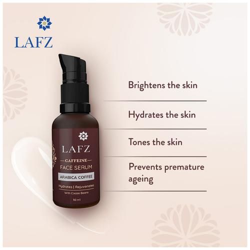 Buy LAFZ Caffeine Face Serum - Enriched With Arabica Coffee & Cocoa ...