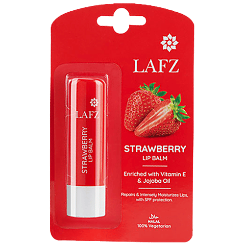 Buy LAFZ Lip Balm Enriched With Vitamin E & Jojoba Oil, Repairs Chapped Lips, Intensely
