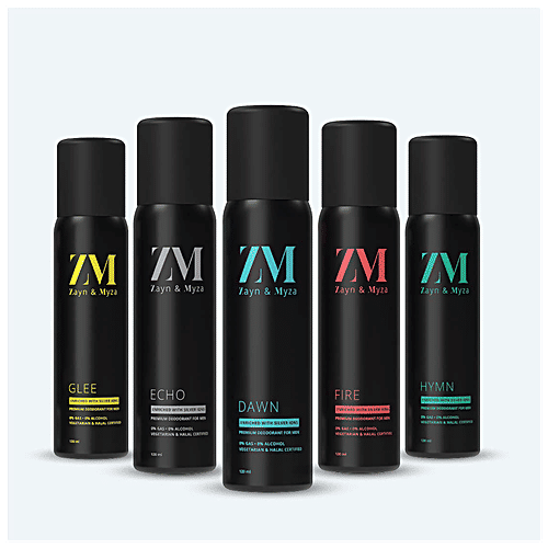 ZM Zayn & Myza Dawn No Alcohol Body Spray - For Men, Long Lasting Fragrance, 120 ml  