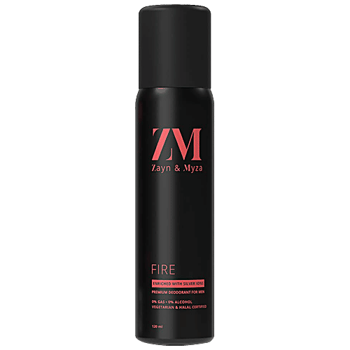Buy ZM Zayn & Myza Fire No Alcohol Body Spray For Men, Long Lasting