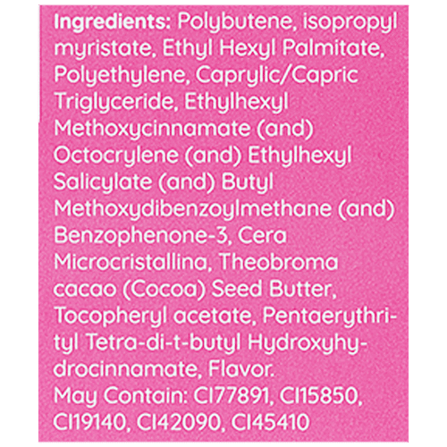 ZM Zayn & Myza Tinted Lip Balm - Enriched With Cocoa Butter & Vitamin E, Repairs Dry & Chapped Lips, Deep Moisturising, 1.5 g Strawberry 