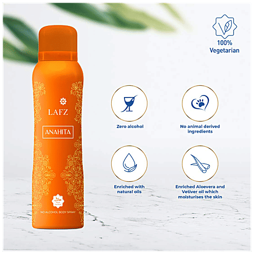 LAFZ Anahita No Alcohol Body Spray - For Women, Long Lasting Fragrance, 150 ml  
