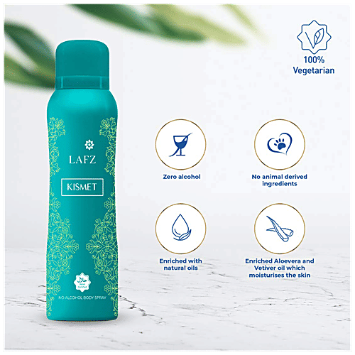 LAFZ Kismet No Alcohol Body Spray - For Women, Long Lasting Fragrance, 150 ml  