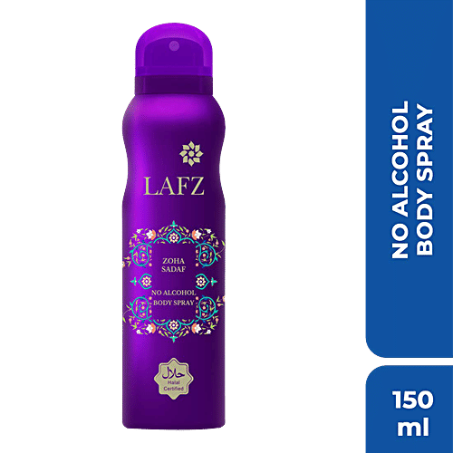 LAFZ Zoha Sadaf No Alcohol Body Spray - For Women, Long Lasting Fragrance, 150 ml  