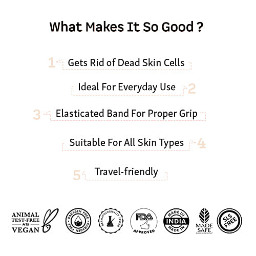 Buy MCaffeine Exfoliating Bath Glove Prevents Ingrown Hair