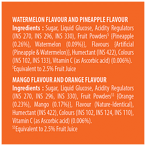 Chupa Chups Mix'up Flavoured Lollipop - With Vitamin C & Fruit Juice, 192 g (16 pcs)