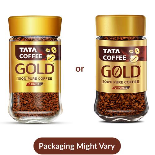 Tata Coffee Gold 100% Pure Coffee - Original, 50 g Jar 
