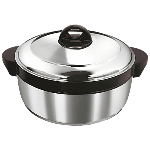 Asian Shining Star Stainless Steel Casserole - Dishwasher Safe, Spill Proof, 1.2 L
