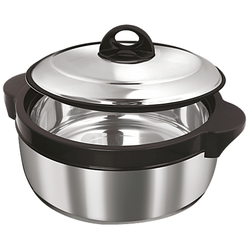 Asian Shining Star Stainless Steel Casserole - Dishwasher Safe, Spill Proof, 1.2 L