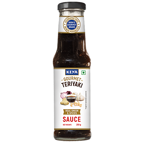 Keya Gourmet Teriyaki Sauce - Onion & Spices, Versatile Condiment, For Asian Cooking, Dips, 200 g Bottle Versatile Condiment
 For Asian Cooking