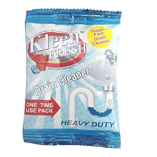 Buy Kleen Fresh Drain Cleaner Heavy Duty, Super Fast, Clears Blockage Online at Best Price of