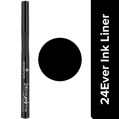 Essence 24 Ever Ink Liner - Highly Pigmented, Easy Application, 1.2 ml 01 Intense Black