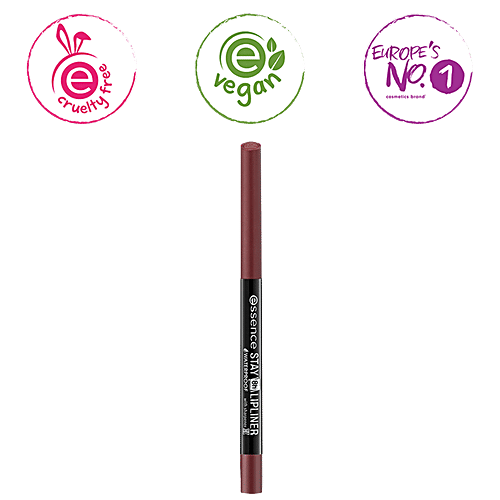 Essence Stay 8H Waterproof Lipliner - Highly Pigmented, Smooth Texture, 0.28 g 05 Famous