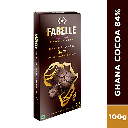 Buy Fabelle Exquisite Chocolates Divine Dark 84 With Ghana Cocoa
