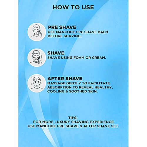 Mancode Fitkari After Shave Gel - Cool Antiseptic Formula, Fights Acne & Calms Irritation, 100 g