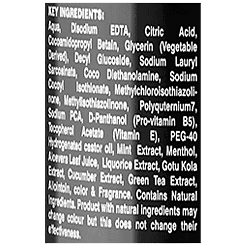 Mancode Refreshing Mint Cool Foaming Face Wash - With Built-In Brush, For Deep Cleansing, 150 ml