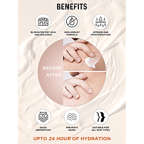 Mancode Oudh Body Yogurt - Aloevera & Coconut Oil, Non-Greasy Formula, Eliminates Dry Skin, 100 g