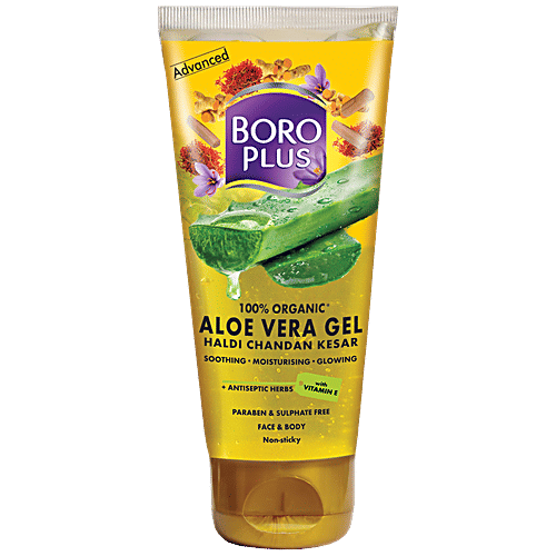 Buy Boroplus Aloe Vera Gel With Haldi Chandan Kesar, All Skin Types