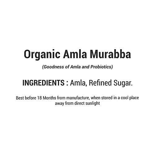 Add me Organic Dry Amla Murabba Without Sugar Syrup Immunity Booster Pack, 1 kg Jar